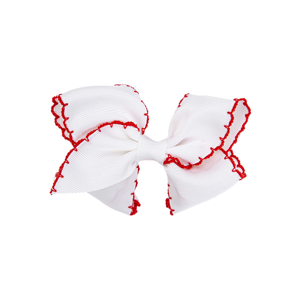 SCALLOP BOW - CANDY CANE