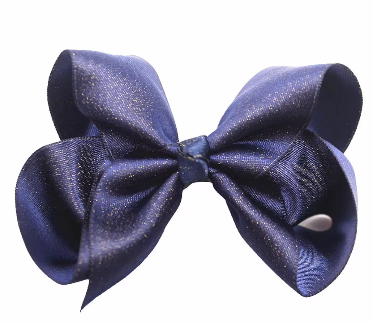 METALLIC BOW - NAVY