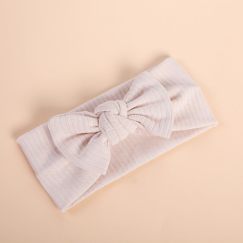KNITTED HEADBAND - SAND