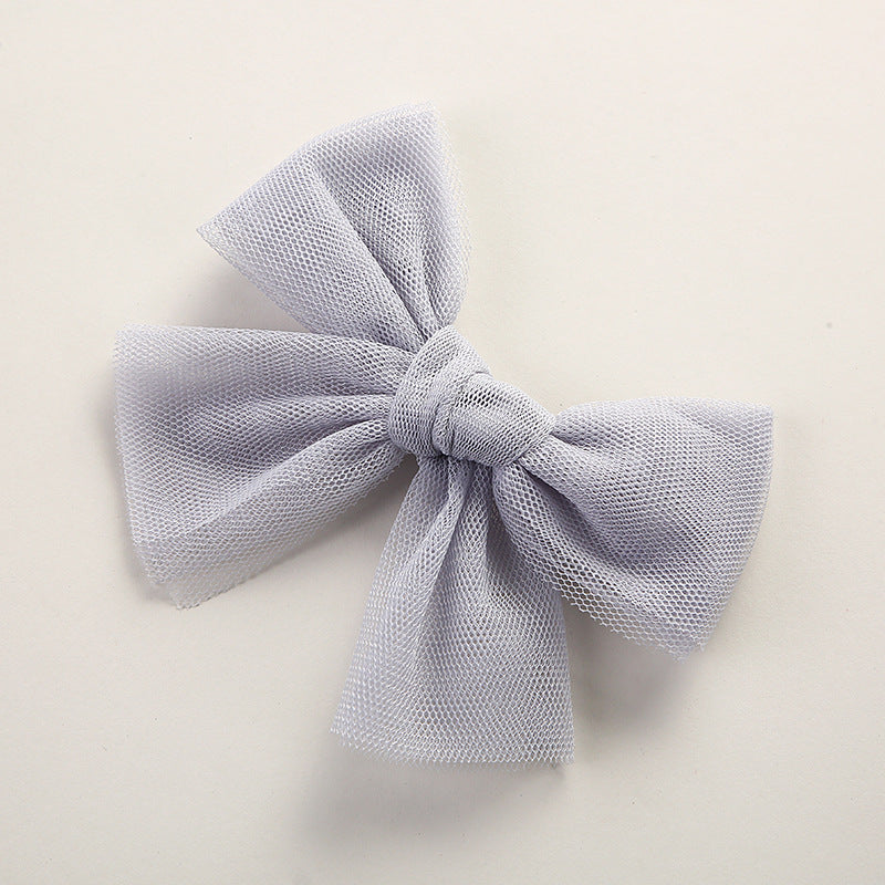 TULLE BOW - STONE