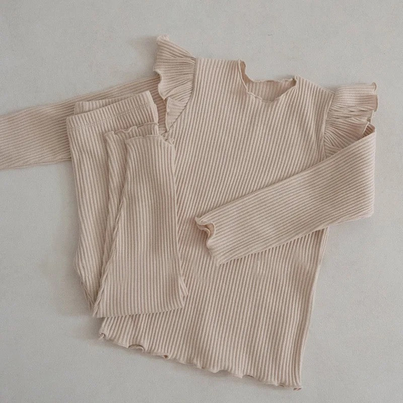 LIGHTWEIGHT RIBBED - LONG SLEEVE SET