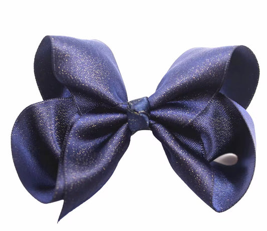 METALLIC BOW - NAVY