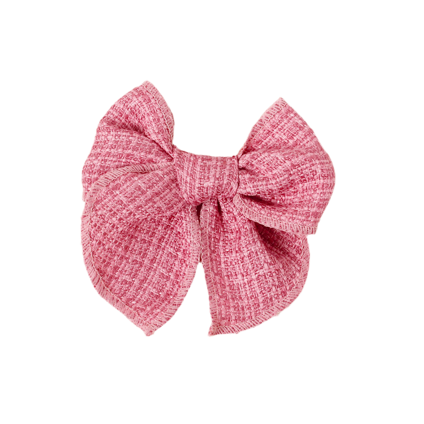 TWEED BOWS - ROSE