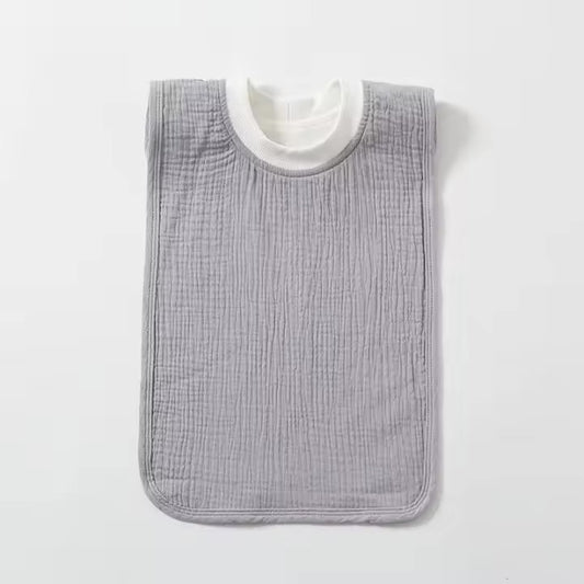 PULLOVER COTTON MUSLIN BIB - STORM