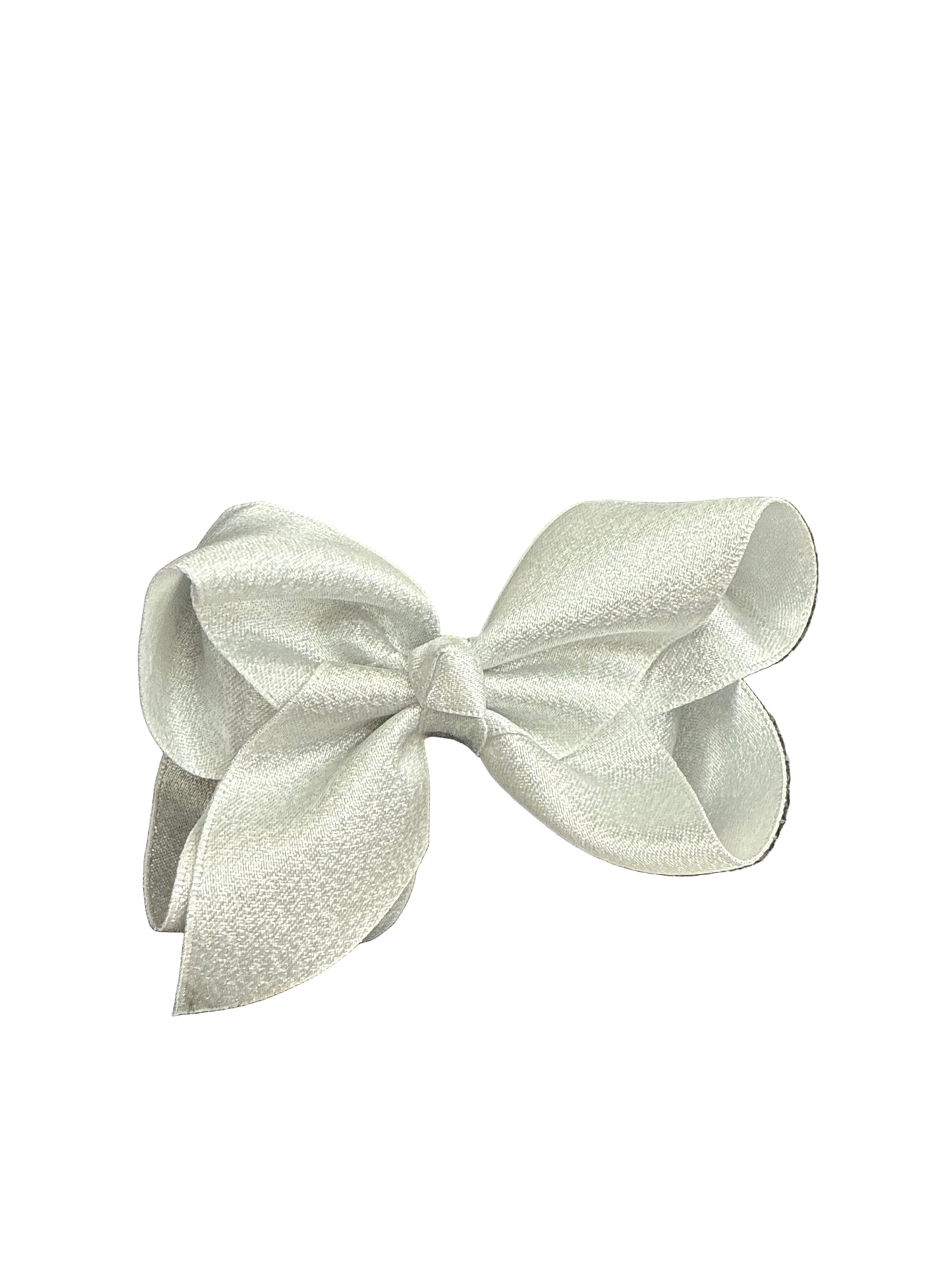 METALLIC BOW - SILVER
