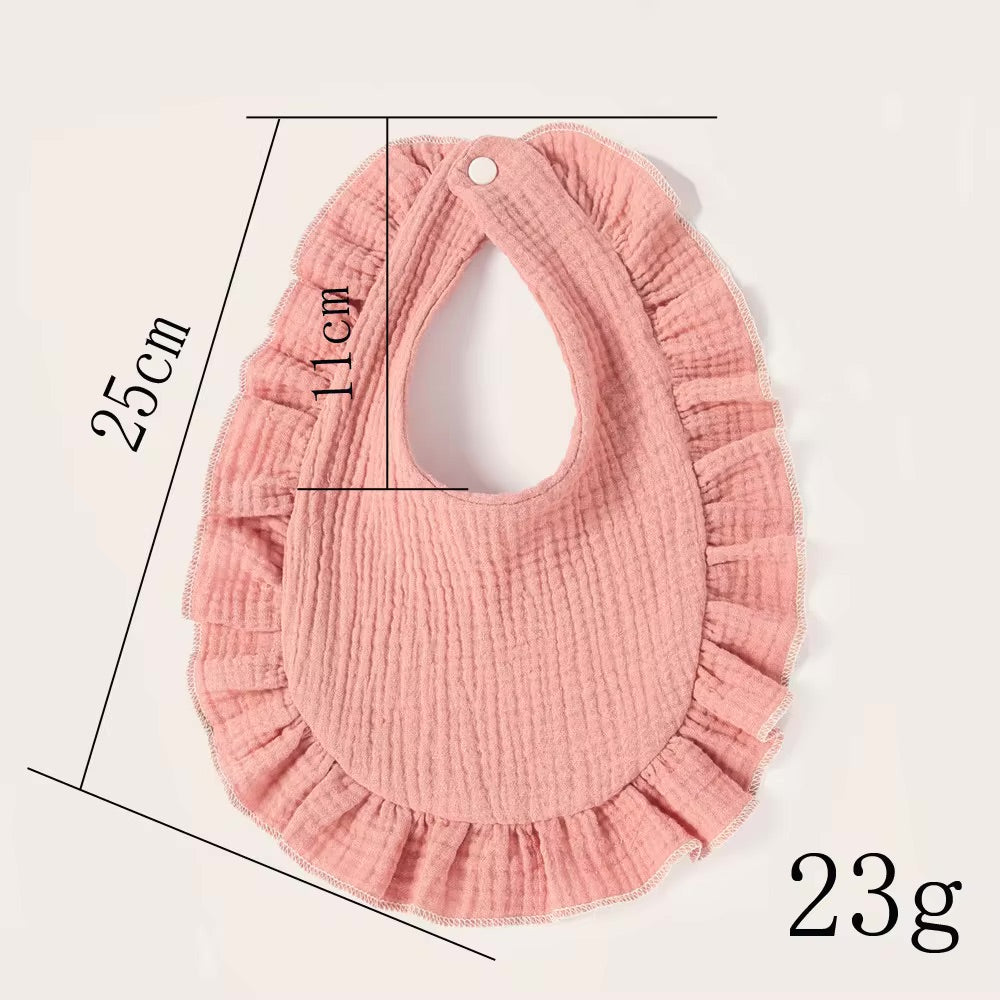 FRILL BIB - PEBBLE