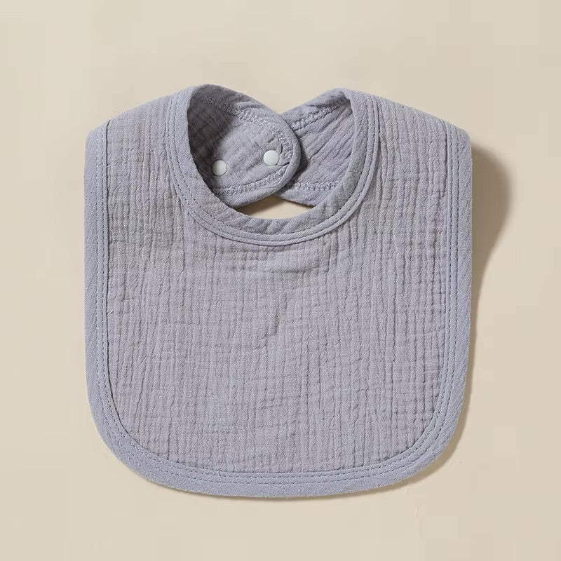 GAUZE COTTON MUSLIN BIB - STORM