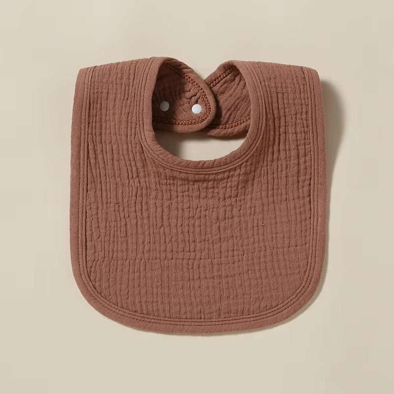 GAUZE COTTON MUSLIN BIB - DESERT