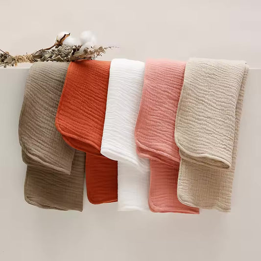 4 LAYER ORGANIC COTTON BURPING TOWEL - ROSE