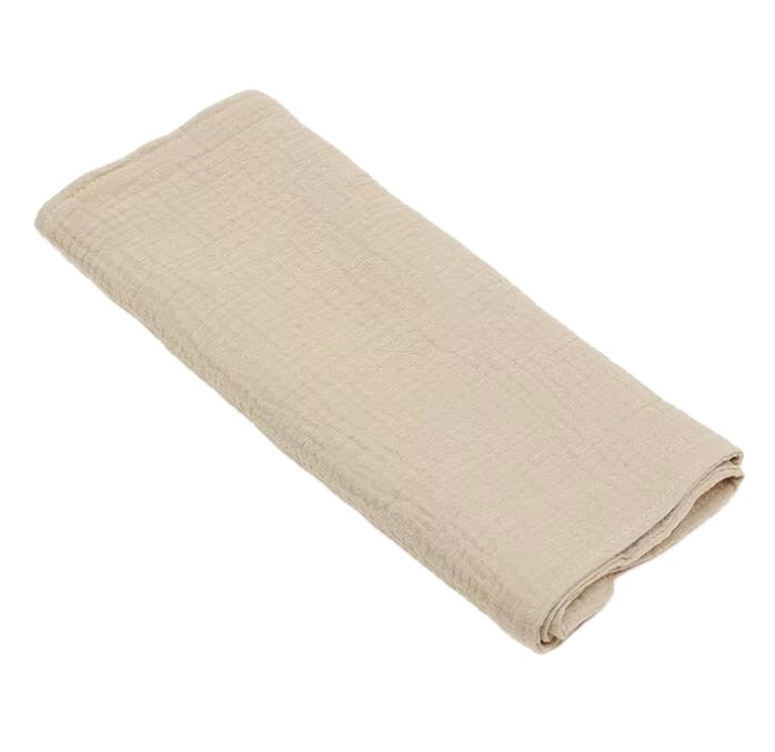 4 LAYER ORGANIC COTTON BURPING TOWEL - SAND