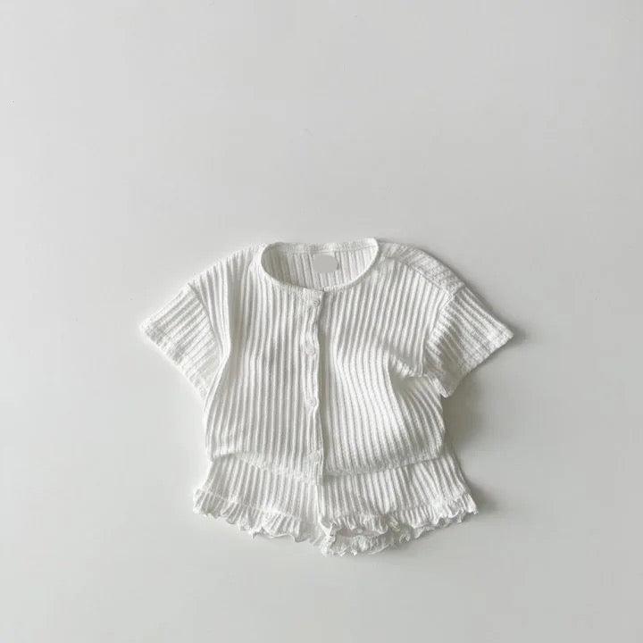 RUFFLE SHORT AND TEE SET