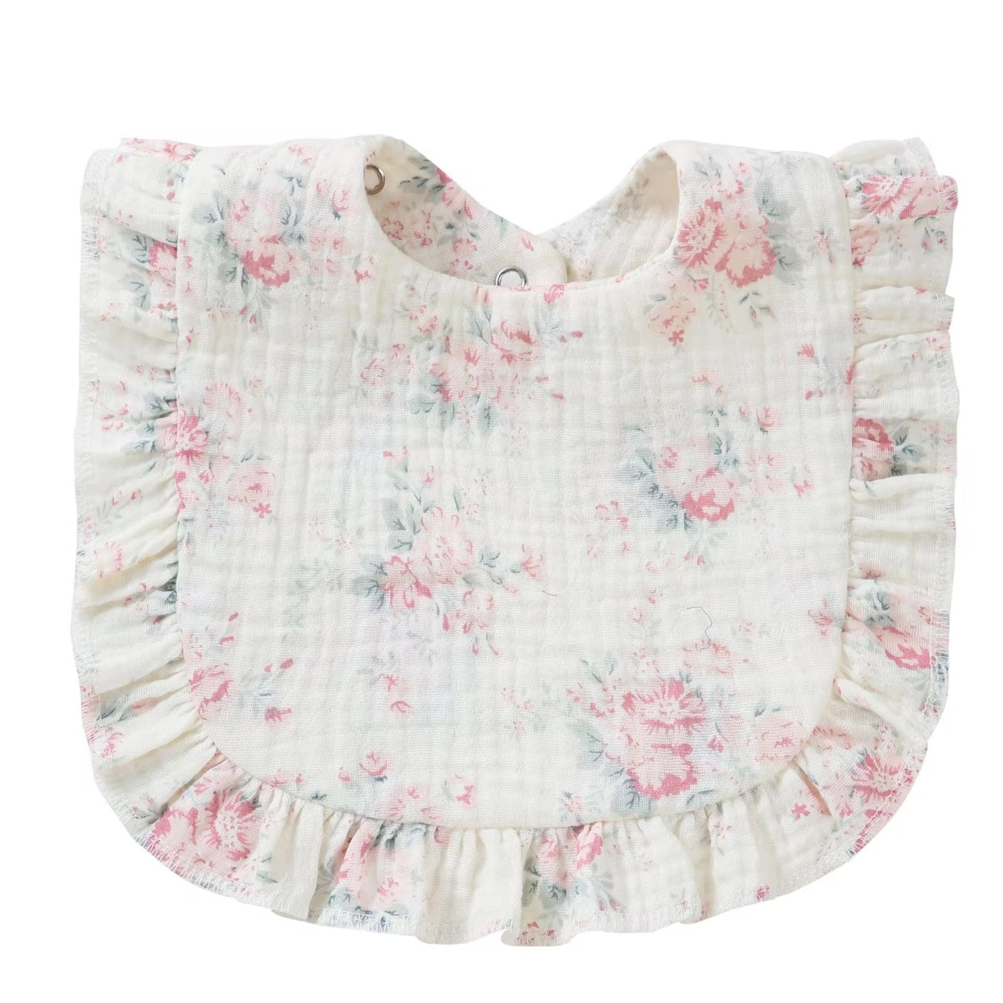 FRILL BIB - ROSE