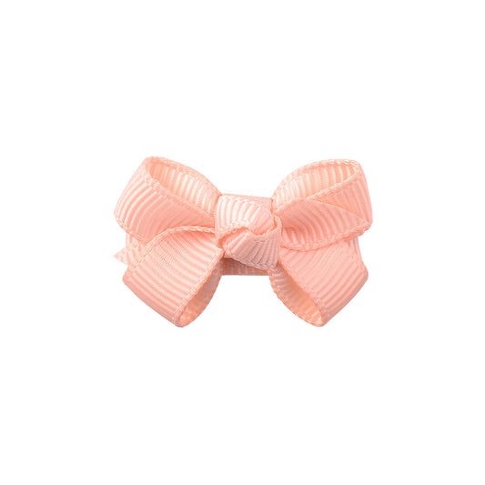 ITTY BITTY BOW CLIP SET OF 2 CLIPS - PEACH