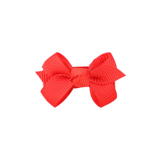 ITTY BITTY BOW CLIP SET OF 2 CLIPS - CANDY CANE