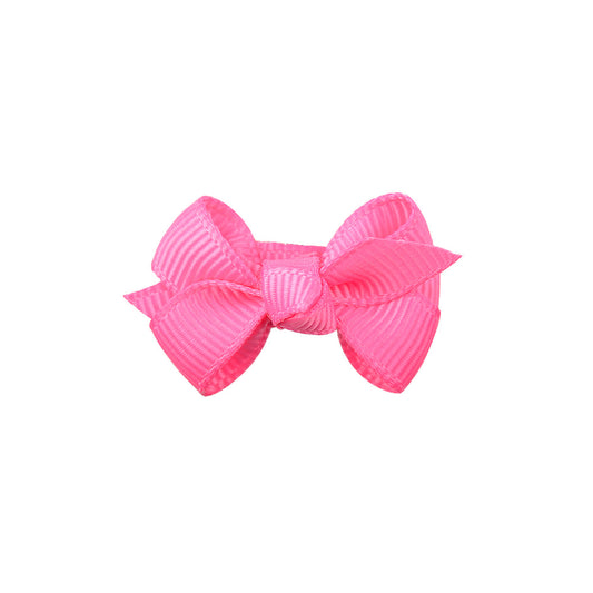 ITTY BITTY BOW CLIP SET OF 2 CLIPS - CANDY PINK