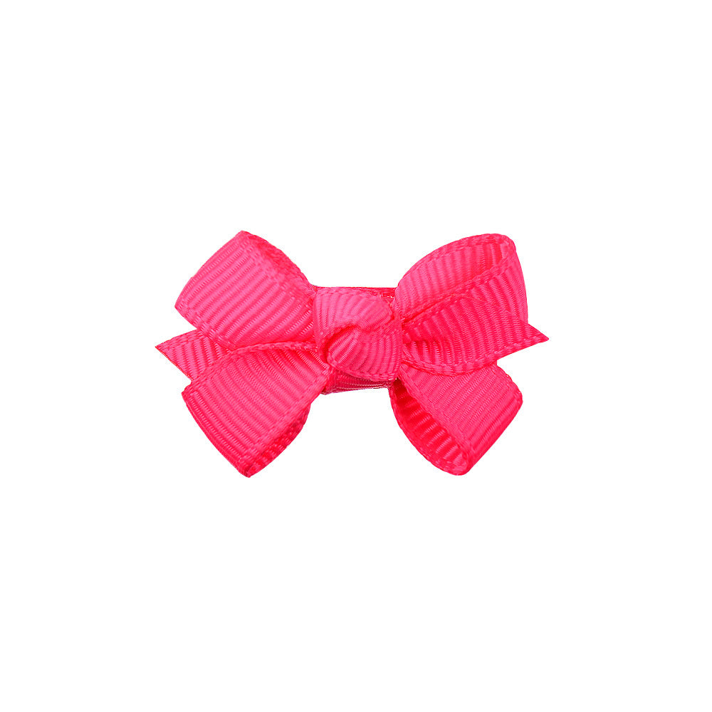 ITTY BITTY BOW CLIP SET OF 2 CLIPS -  LOLLY PINK