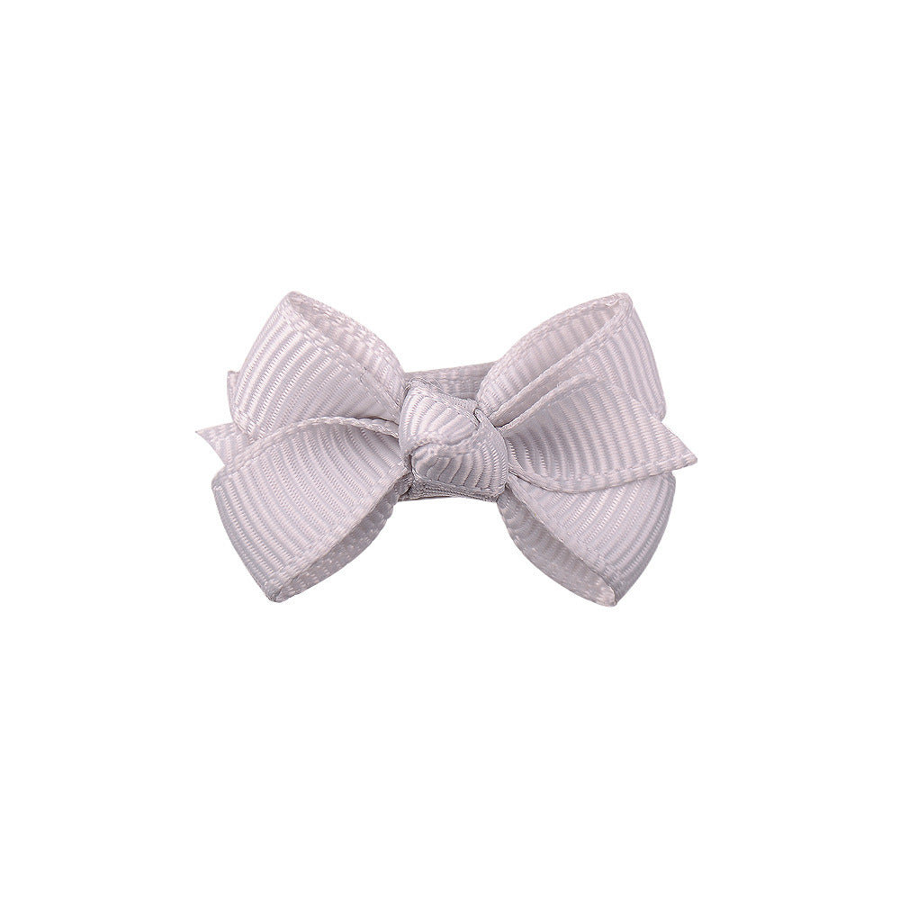 ITTY BITTY BOW CLIP SET OF 2 CLIPS - STORM