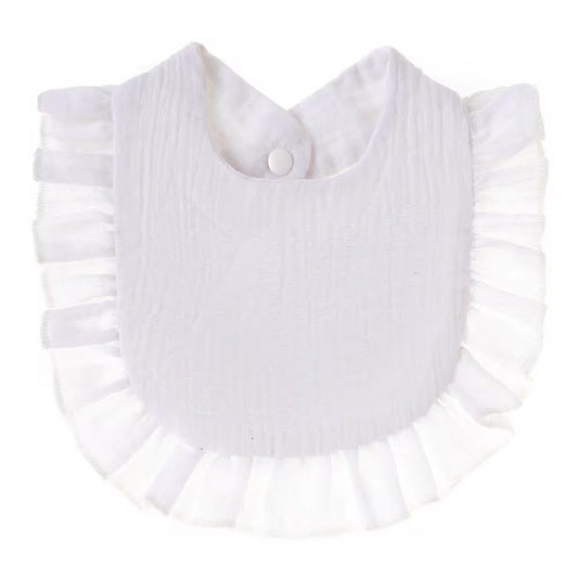 FRILL BIB - SNOW