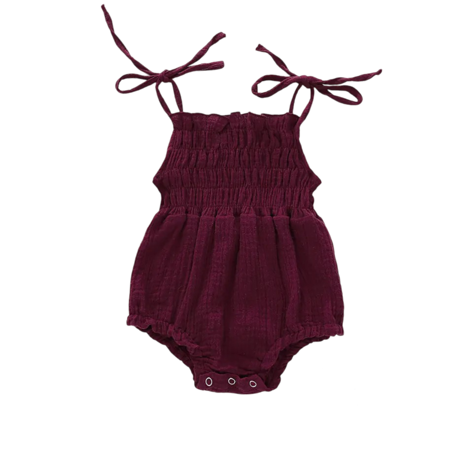 TIE STRAP ROMPER