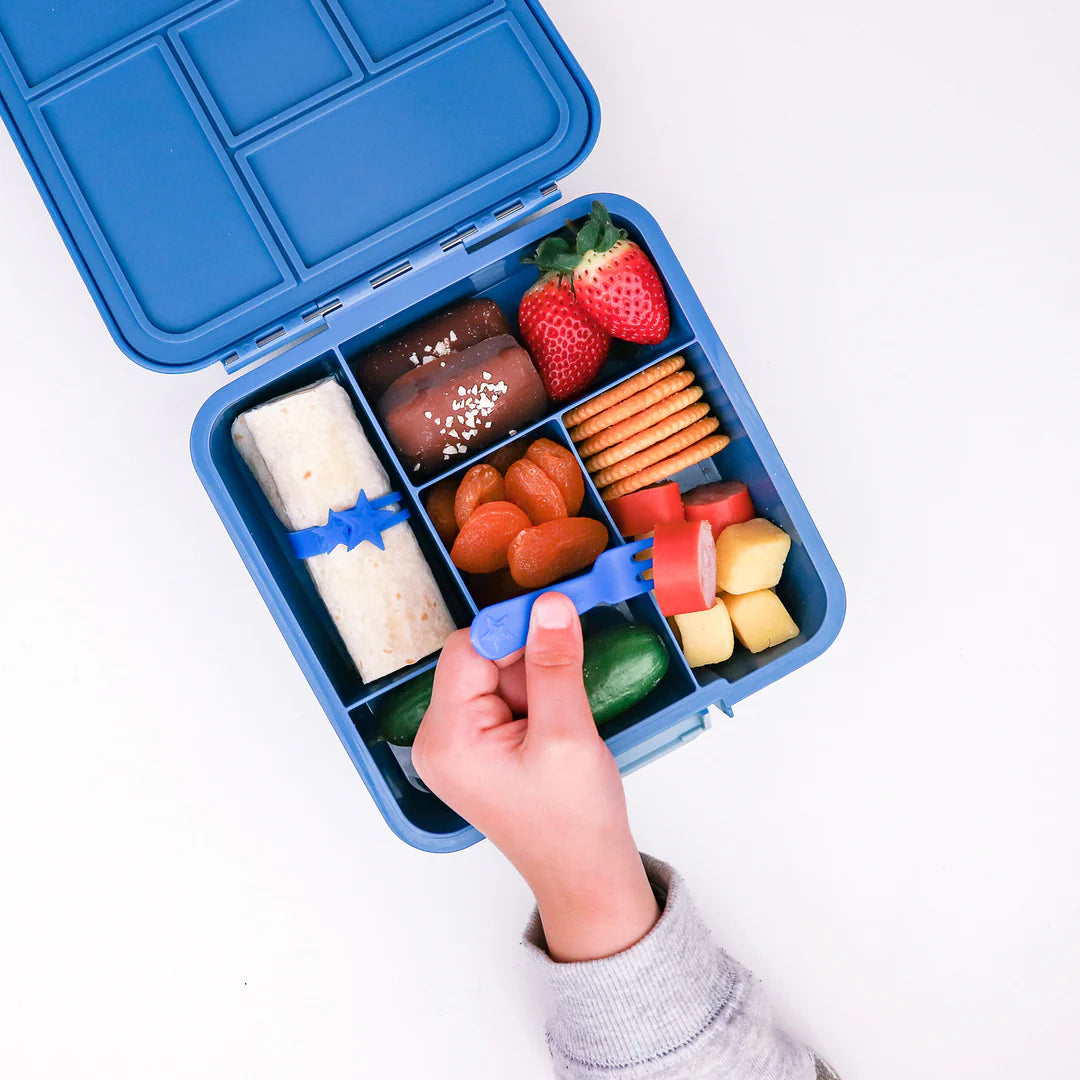 LUNCH PUNCH SILICONE WRAP BANDS - BLUE