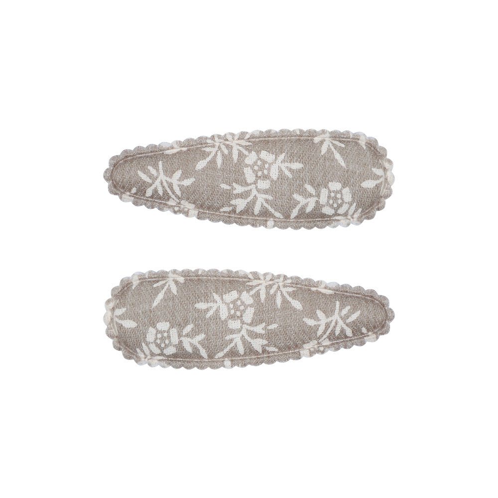 SET OF 2 HAIR CLIPS - ASH