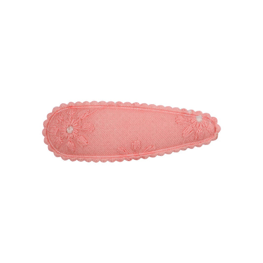 SET OF 2 HAIR CLIPS - CORAL