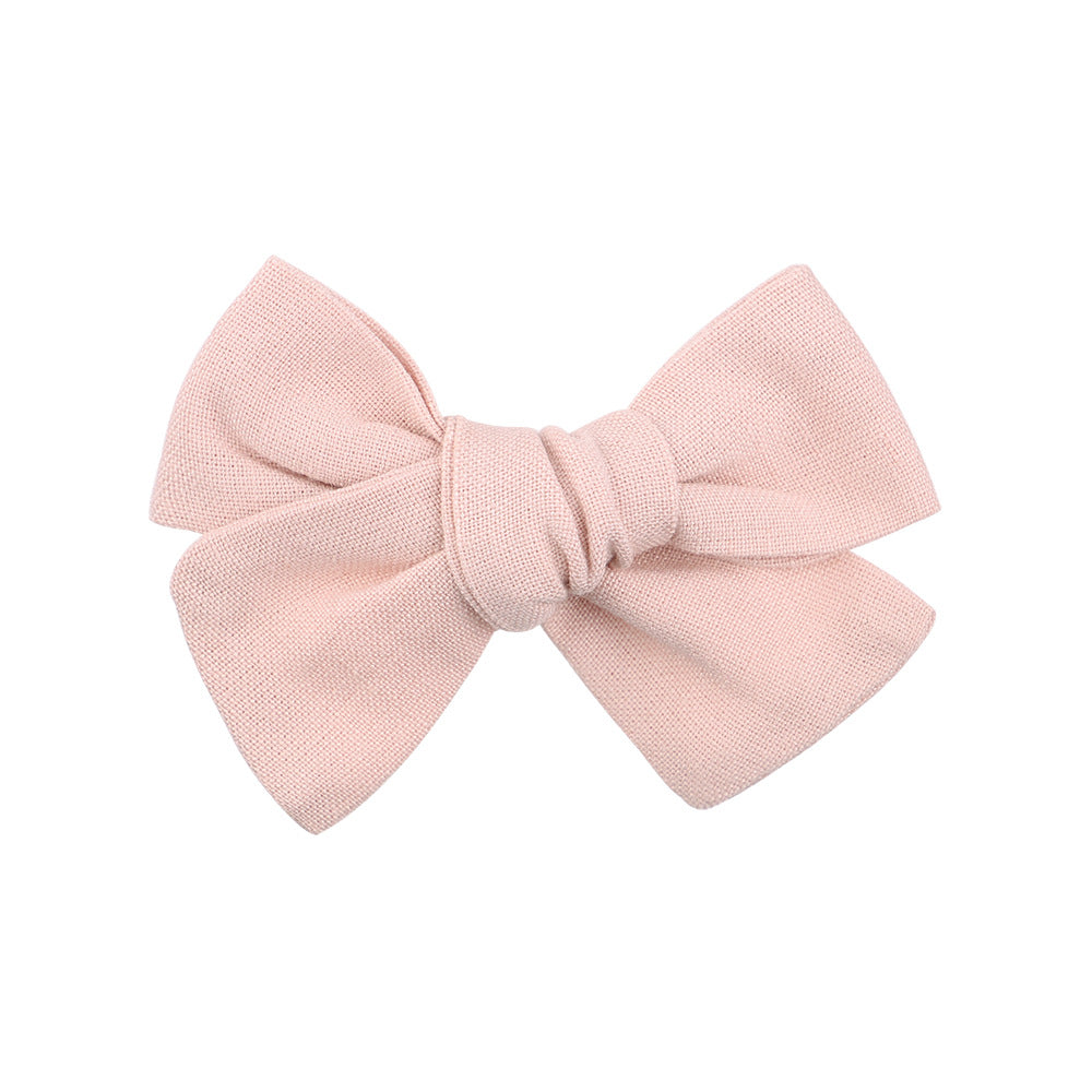 ROSE - SET OF 2 BOW CLIPS