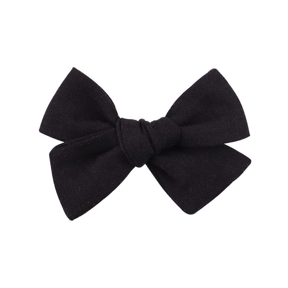 MIDNIGHT - SET OF 2 BOW CLIPS