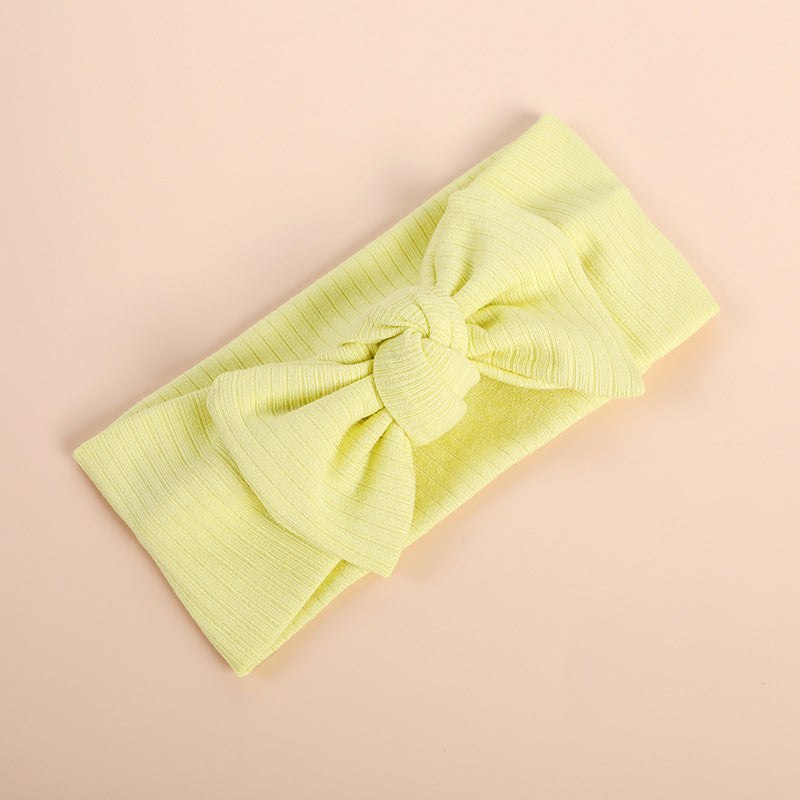 KNITTED HEADBAND - LIME