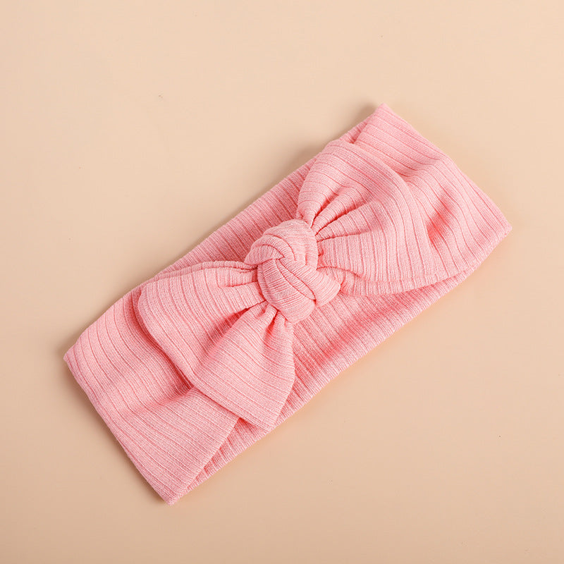 KNITTED HEADBAND - CORAL