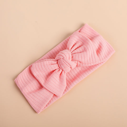 KNITTED HEADBAND - CORAL