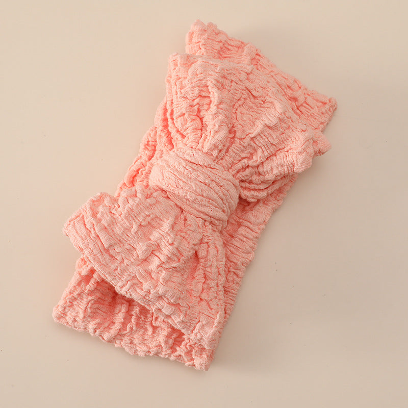 CRINKLE HEADBAND - APRICOT