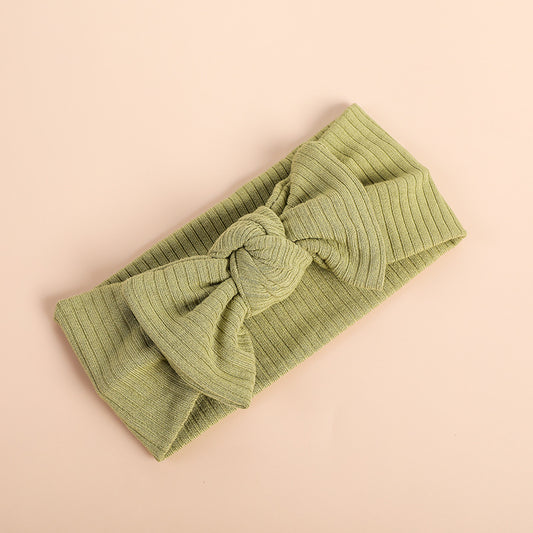 KNITTED HEADBAND - ALOE