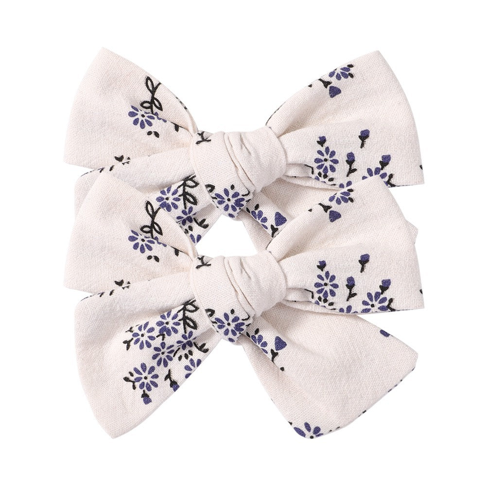 ROYAL - SET OF 2 BOW CLIPS