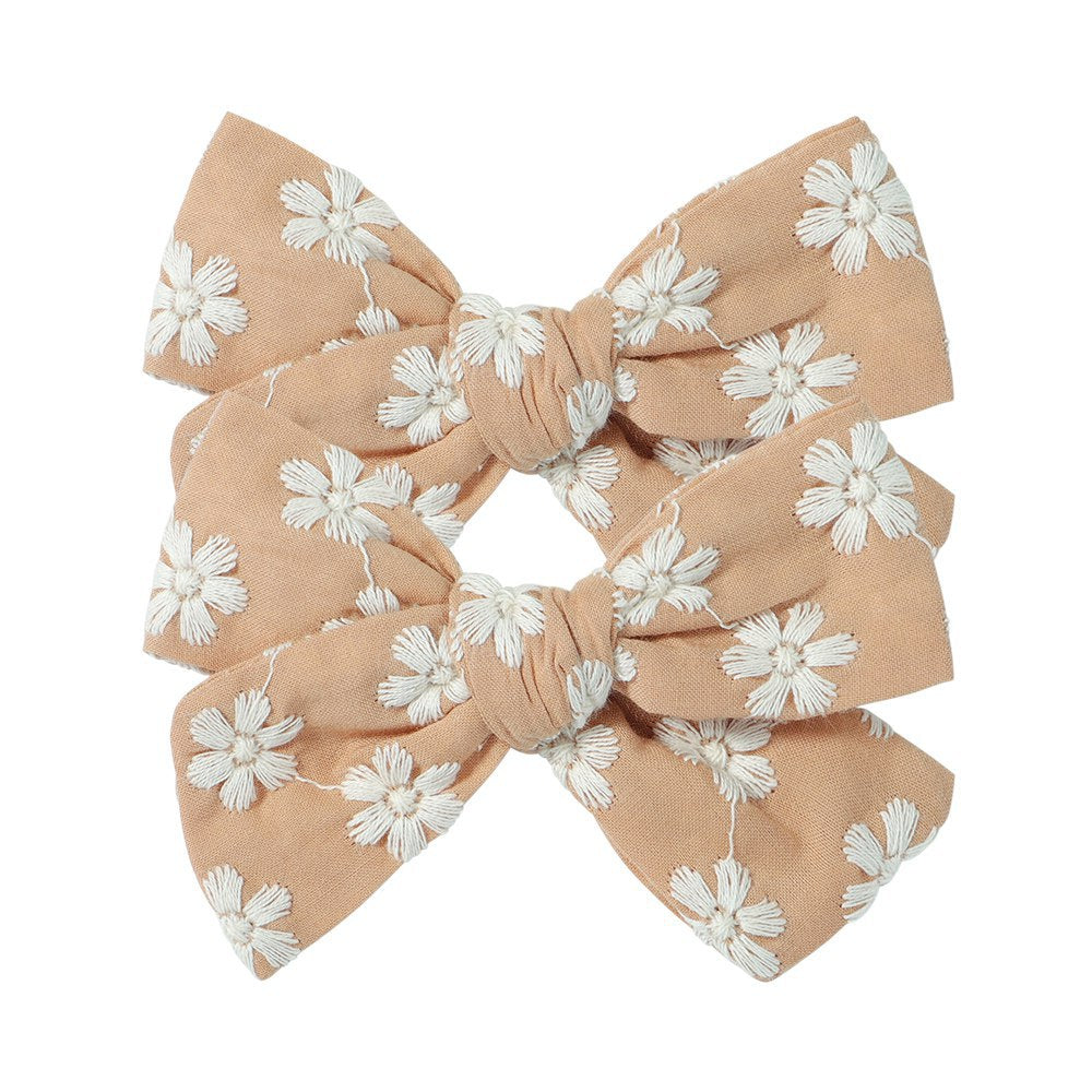 SAHARA - SET OF 2 BOW CLIPS