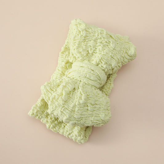 CRINKLE HEADBAND - LIME